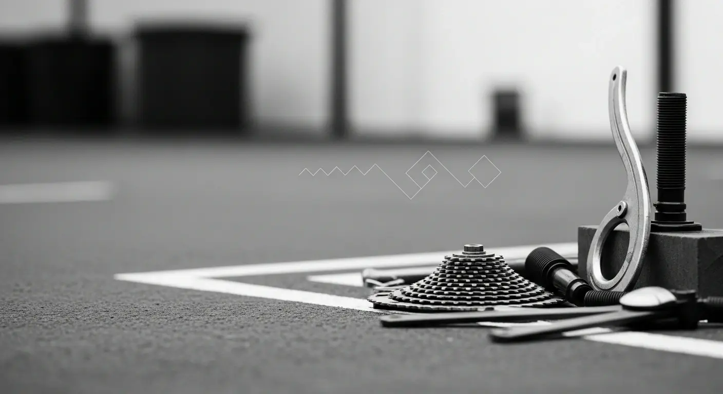 Mechanik rowerowy precyzyjnie reguluje przerzutkę